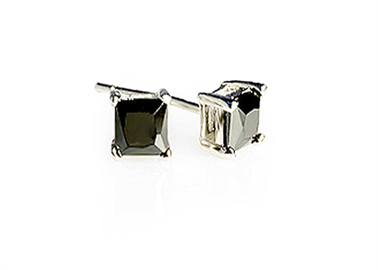 Gemstone Solitaire Stud Earring